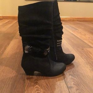 Girls Paris Blue boots